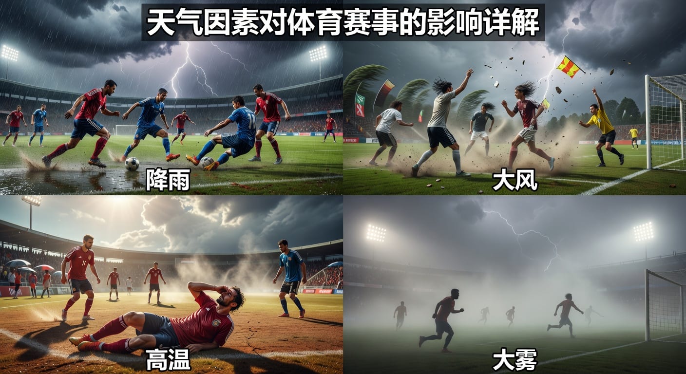 天气因素 weather factors：体育赛事赛前判断与现场变化