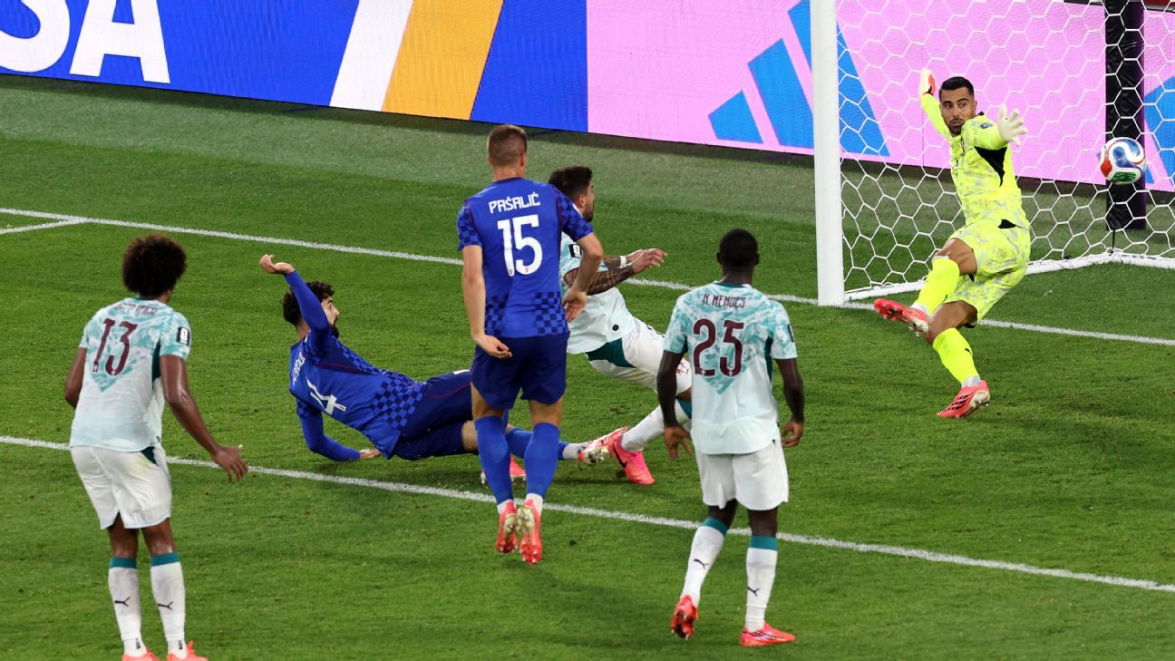 FIFA确认：克罗地亚绝平被判无效，球内技术证实越位